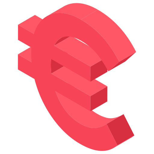 Символ евро Generic Isometric иконка