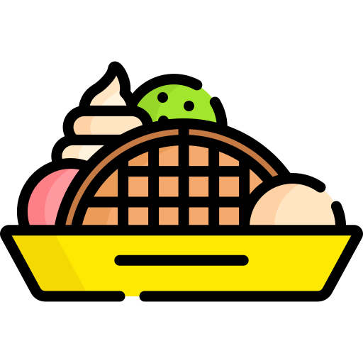Waffle Special Lineal color icon