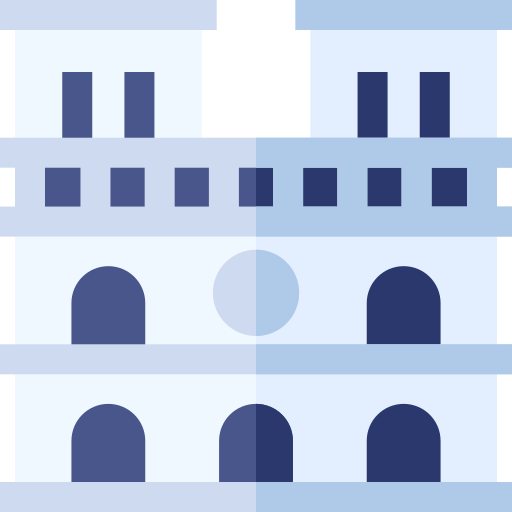 notre dame Basic Straight Flat icon