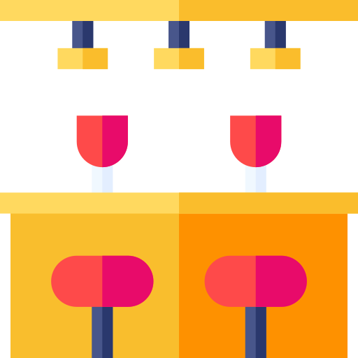 bar Basic Straight Flat icoon