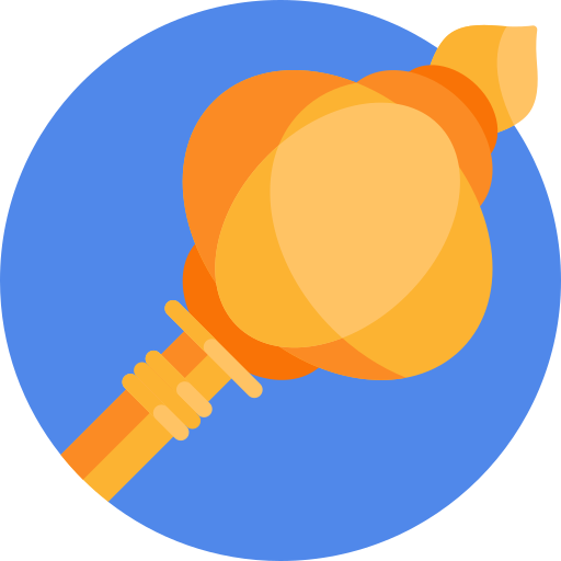 Mace Detailed Flat Circular Flat icon