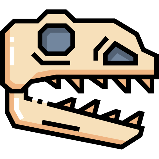 tyranozaur rex Detailed Straight Lineal color ikona