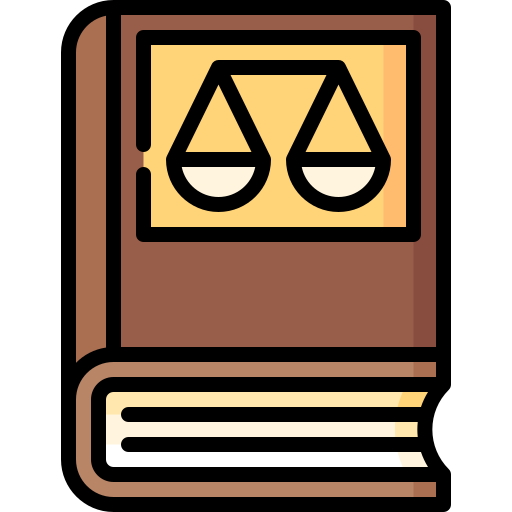 libro di diritto Special Lineal color icona