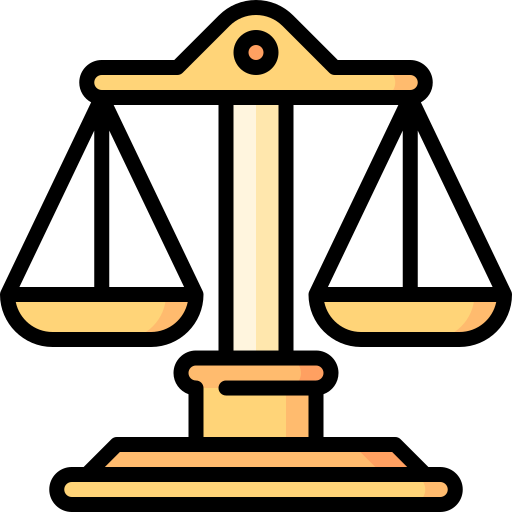 gerechtigheid Special Lineal color icoon