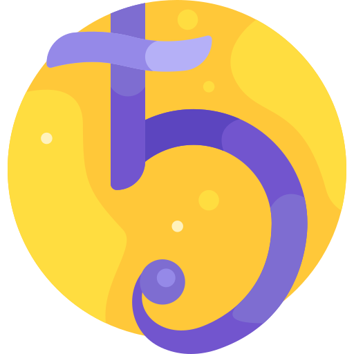 saturn Detailed Flat Circular Flat ikona
