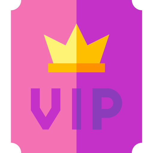 vip-karte Basic Straight Flat icon
