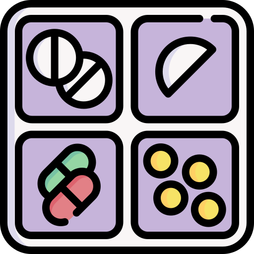 Pill box Special Lineal color icon