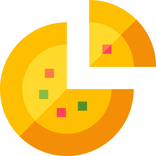 Pizza Basic Straight Flat icon