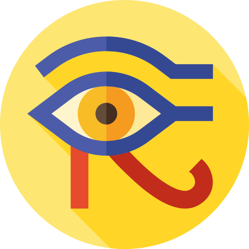 egypte Flat Circular Flat icoon