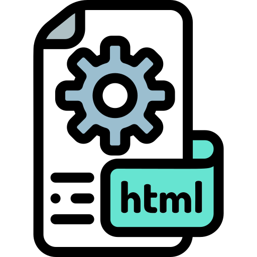 Html Detailed Rounded Lineal color icon