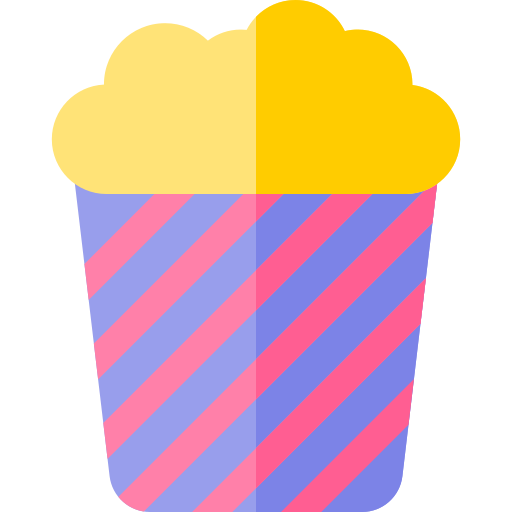 popcorn Basic Rounded Flat icona