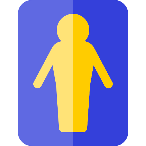 男性 Basic Rounded Flat icon