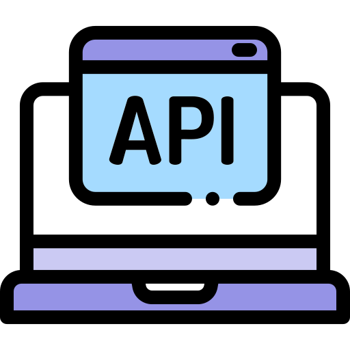 api Detailed Rounded Lineal color icon