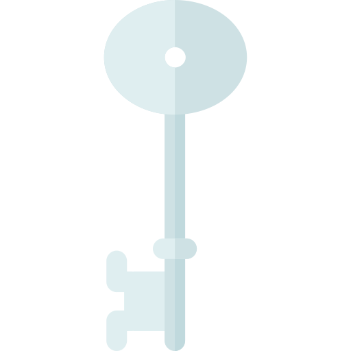 Ключ от дома Basic Rounded Flat иконка