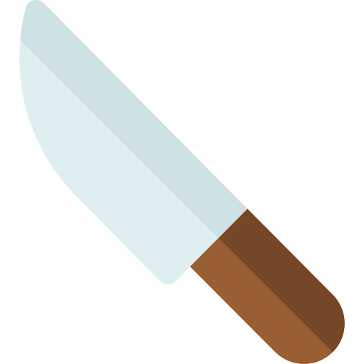 cuchillo Basic Rounded Flat icono