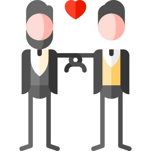 Relationship Puppet Characters Flat icon