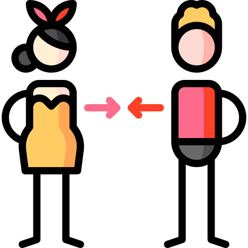Friend Puppet Characters Lineal Color icon