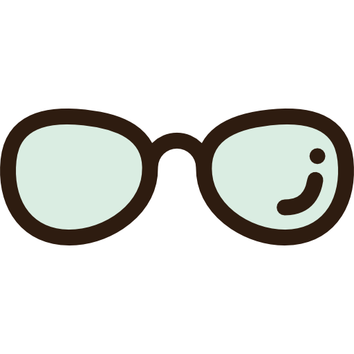 brille Detailed Rounded Lineal color icon