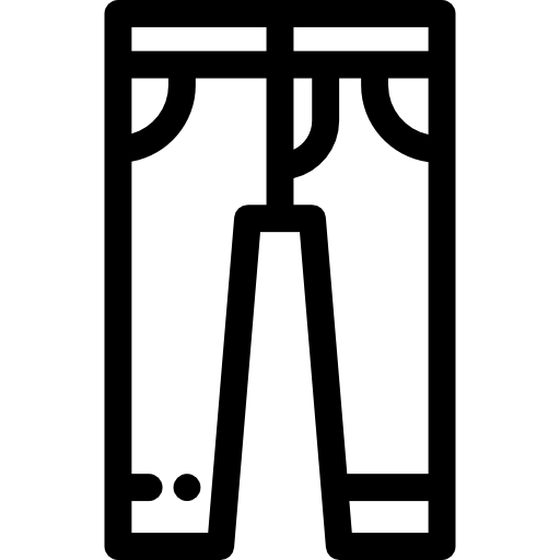 청바지 Detailed Rounded Lineal icon