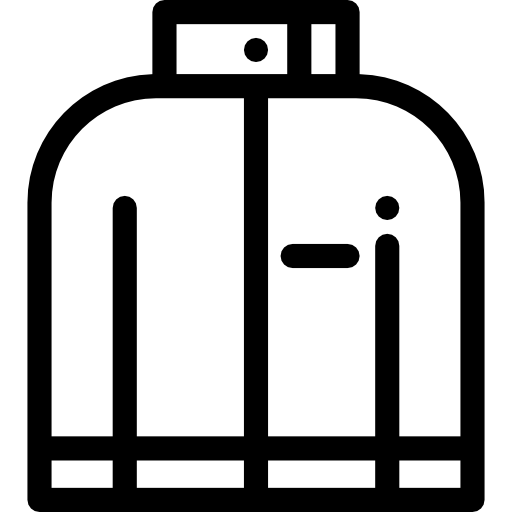 Jacket Detailed Rounded Lineal icon
