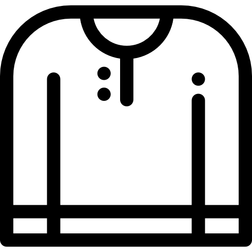 스웨터 Detailed Rounded Lineal icon