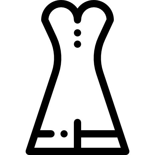 ドレス Detailed Rounded Lineal icon