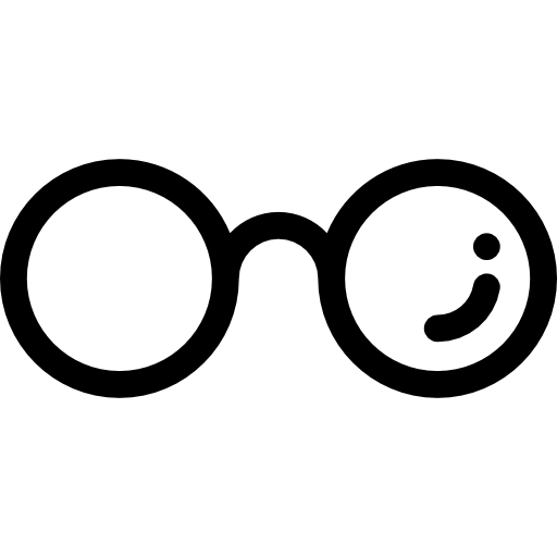 Glasses Detailed Rounded Lineal icon