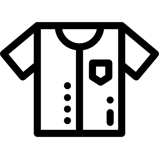 셔츠 Detailed Rounded Lineal icon