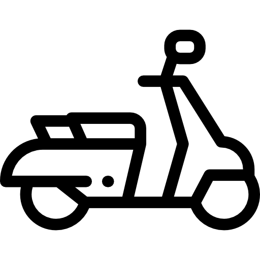 Scooter Detailed Rounded Lineal icon