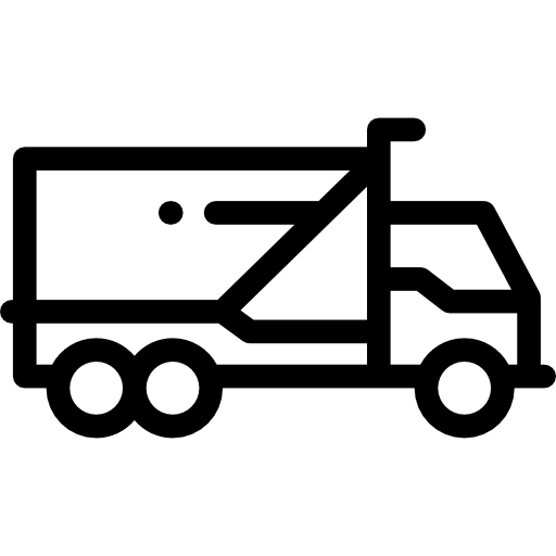 Lorry Detailed Rounded Lineal icon