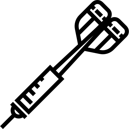 다트 Detailed Straight Lineal icon