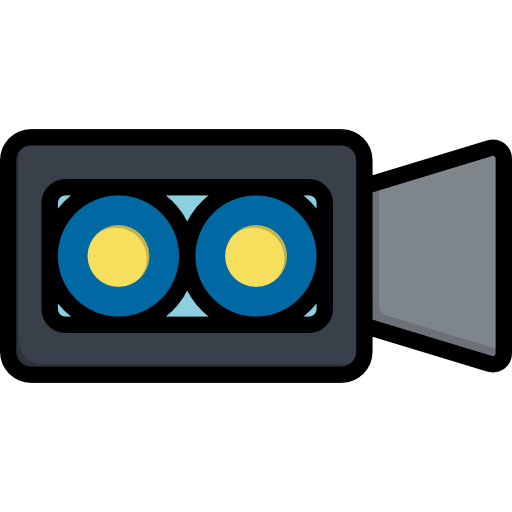 grabadora de vídeo Special Lineal color icono