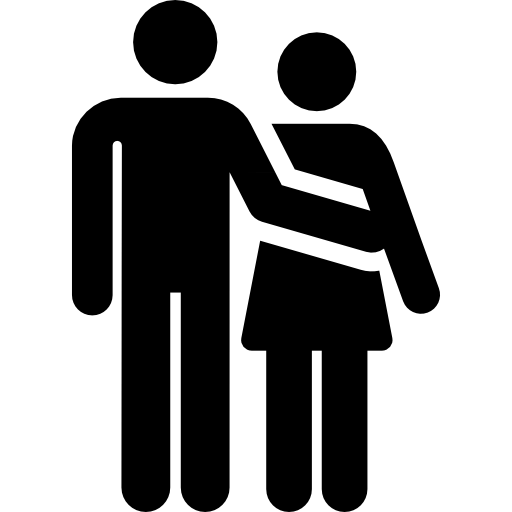 Lovers Pictograms Fill icon