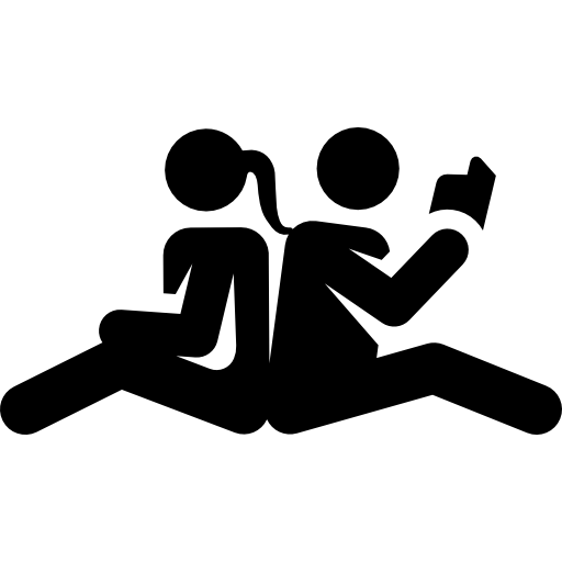 Lovers Pictograms Fill icon