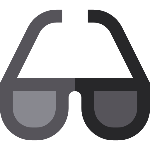 occhiali Basic Straight Flat icona
