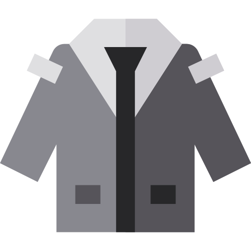 Jacket Basic Straight Flat icon