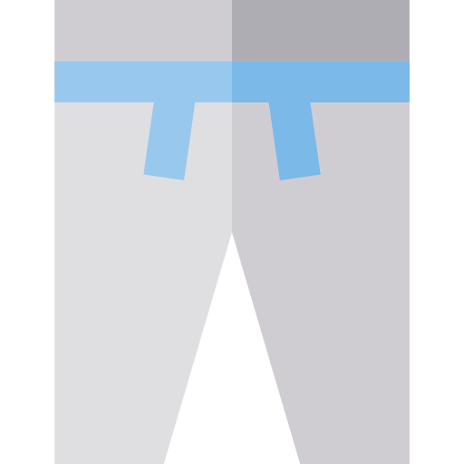 Trousers Basic Straight Flat icon