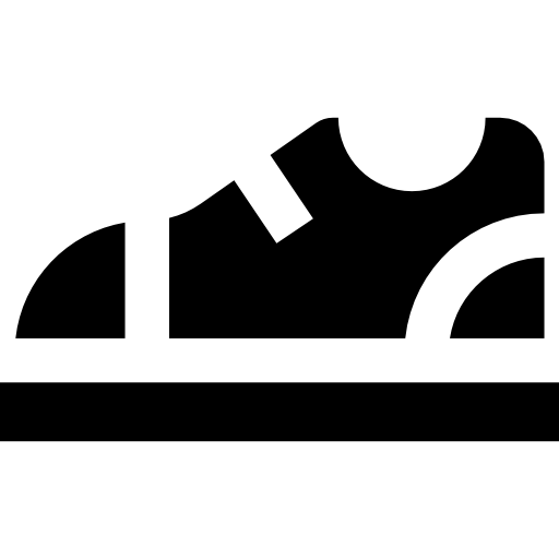 Sneakers Basic Straight Filled icon