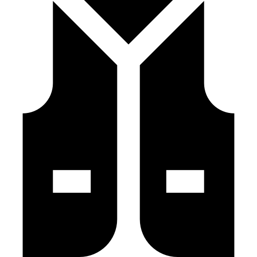 Vest Basic Straight Filled icon
