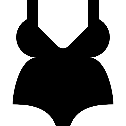 Swimsuit Basic Straight Filled icon