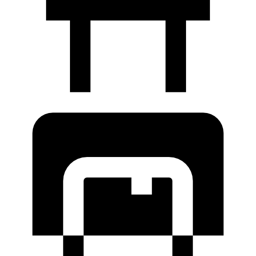 valigia Basic Straight Filled icona