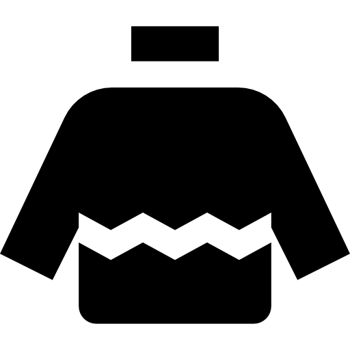 Pullover Basic Straight Filled icon