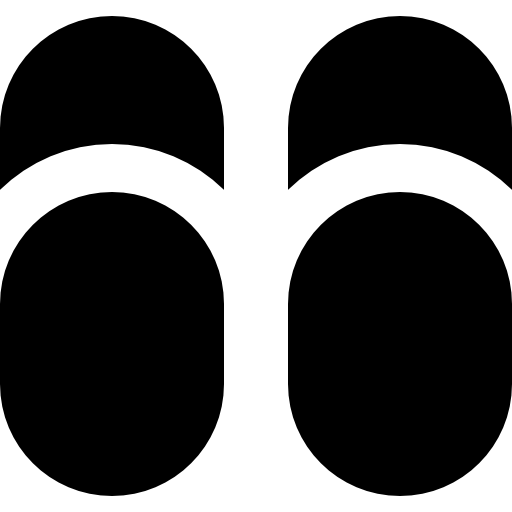 슬리퍼 Basic Straight Filled icon