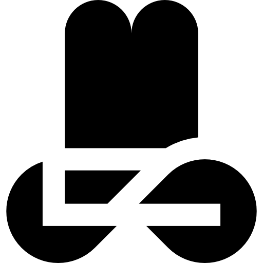 帽子 Basic Straight Filled icon