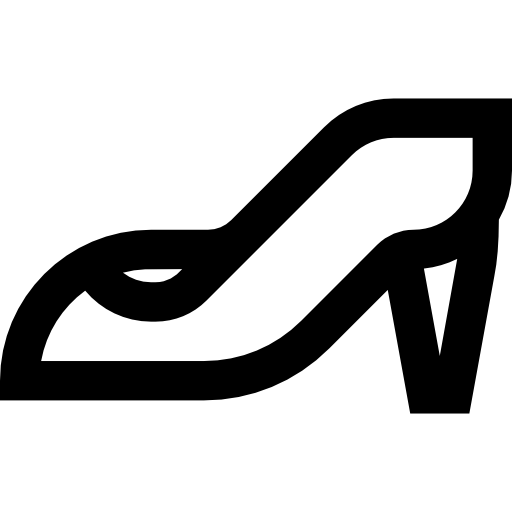 High heel Basic Straight Lineal icon
