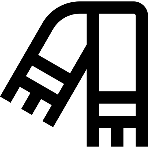 szalik Basic Straight Lineal ikona