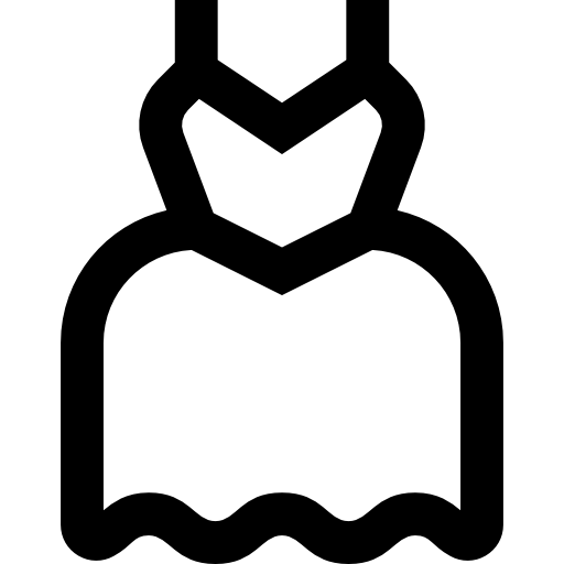 jurk Basic Straight Lineal icoon