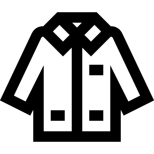 Jacket Basic Straight Lineal icon