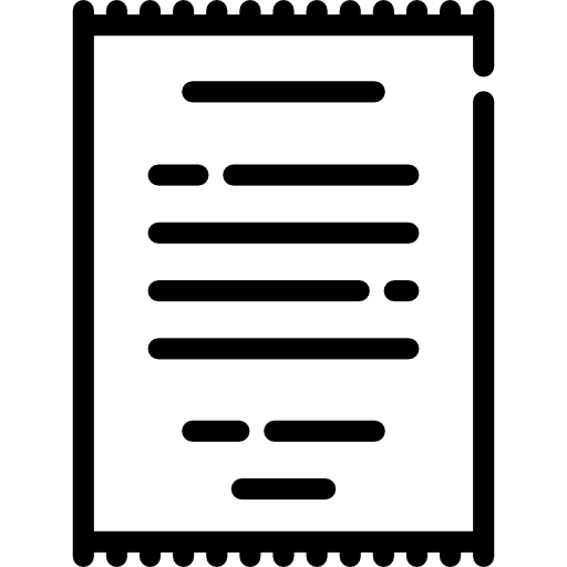 Invoice Special Lineal icon