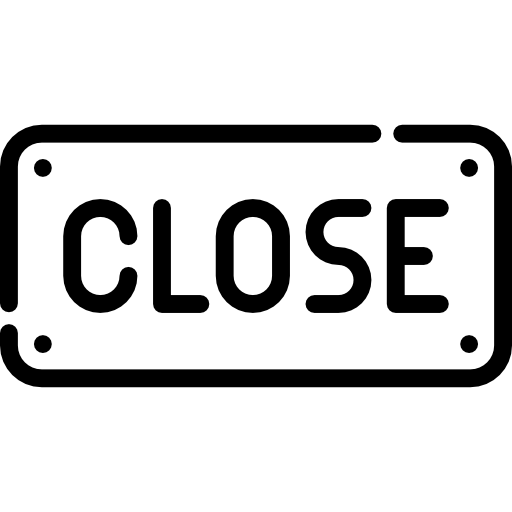 Closed Special Lineal icon